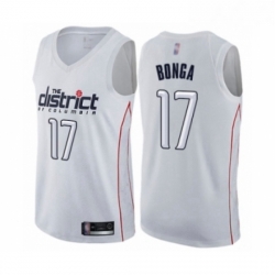 Youth Washington Wizards 17 Isaac Bonga Swingman White Basketball Jersey City Edition 