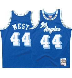 Mitchell & Ness Los Angeles Lakers Jerry West Throwback Road Swingman Jersey Blue