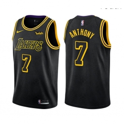 Youth Los Angeles Lakers Carmelo Anthony Mamba Inspired Black 2021 Stitched NBA Jersey