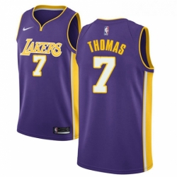 Youth Nike Los Angeles Lakers 7 Isaiah Thomas Swingman Purple NBA Jersey Statement Edition 