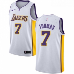 Youth Nike Los Angeles Lakers 7 Isaiah Thomas Swingman White NBA Jersey Association Edition 