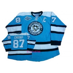 RBK hockey jerseys,Pittsburgh Penguins 87# S.Crosby blue youth