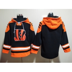 NFL Men Cincinnati Bengals Blank Stitched Hoodie