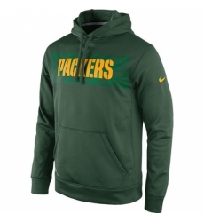 NFL Green Bay Packers Nike KO Speed Wordmark Performance Hoodie 