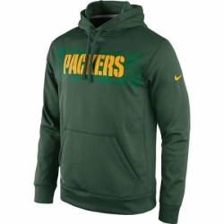 NFL Green Bay Packers Nike KO Speed Wordmark Performance Hoodie 