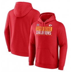 Men Kansas City Chiefs Red Super Bowl LVII Champions Foam Finger Pullover Hoodie