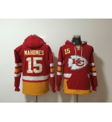 Men Nike Kansas City Chiefs  Patrick Mahomes 15 NFL Winter Thick Hoodie