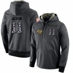 NFL Mens Nike Tampa Bay Buccaneers 11 DeSean Jackson Stitched Black Anthracite Salute to Service Player Performance Hoodie