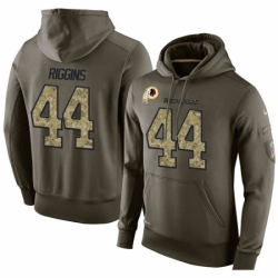 NFL Nike Washington Redskins 44 John Riggins Green Salute To Service Mens Pullover Hoodie