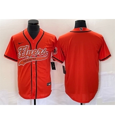 Men Philadelphia Flyers Blank Orange Cool Base Stitched Baseball Jersey