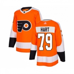 Youth Philadelphia Flyers #79 Carter Hart Authentic Orange Home Hockey Jersey