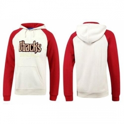 MLB Men Nike Arizona Diamondbacks Pullover Hoodie WhiteRed