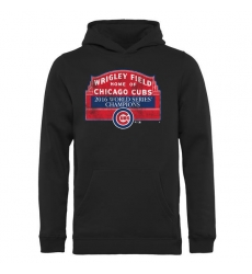 Men Chicago Cubs Black 2016 World Series Champions Men Pullover Hoodie2