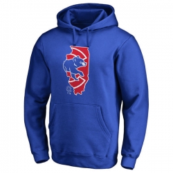 Men Chicago Cubs Royal Men Pullover Hoodie8