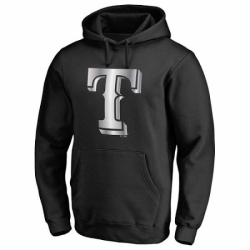 Men MLB Texas Rangers Platinum Collection Pullover Hoodie Black