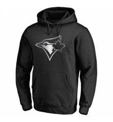 Men MLB Toronto Blue Jays Platinum Collection Pullover Hoodie Black