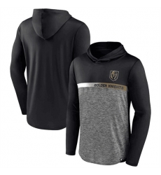 Men Vegas Golden Knights Black Podium Defender Pullover Hoodie