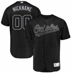 Men Women Youth Toddler All Size Baltimore Orioles Majestic 2019 Players Weekend Flex Base Authentic Roster Custom Black Jersey