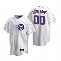 Men Women Youth Toddler All Size Chicago Cubs Custom Nike White Stitched MLB Cool Base Home Jersey