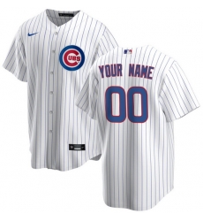 Men Women Youth Toddler CHICAGO CUBS Custom Stitched Jersey White Strips