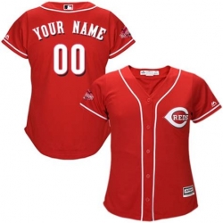 Men Women Youth All Size Cincinnati Reds Majestic Red Home Cool Base Custom Jersey