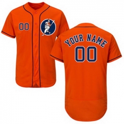 Men Women Youth Toddler All Size Houston Astros Orange Customized Flexbase New Design Jersey