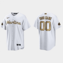 Men Women Youth Custom Miami Marlins 2022 Mlb All Star Game White Replica Jersey