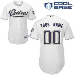 Men Women Youth All Size San Diego Padres White Man Custom Jerseys