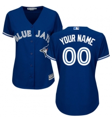 Men Women Youth All Size Toronto Blue Jays Cool Base Custom Jersey Blue 22