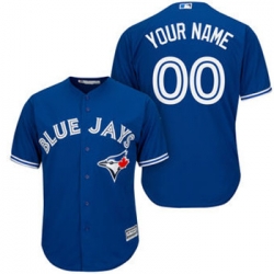 Men Women Youth All Size Toronto Blue Jays Cool Base Custom Jersey Blue