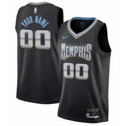 Men Women Youth Memphis Grizzlies Active Player Custom Black 2022 2023 City Edition Stitched Jersey