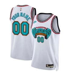 Men Women Youth Toddler MEMPHIS GRIZZLIES Custom Nike NBA Stitched Jersey White