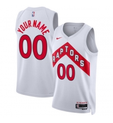 Toronto Raptors Nike Unisex Swingman Custom Jersey White Association Edition Toronto Raptors Nike Unisex Swingman Custom Jersey White Association Edition
