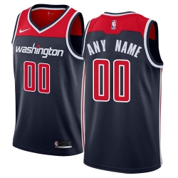 Men Women Youth Toddler Washington Wizards Nike Navy Swingman Custom Icon Edition Jersey