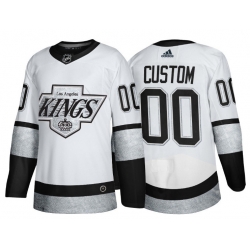 Men Los Angeles Kings Active Player Custom White Throwback Stitched Jersey