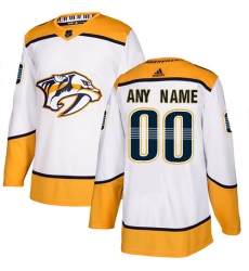 Men Women Youth Toddler Youth White Jersey - Customized Adidas Nashville Predators Away