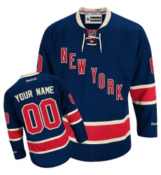 Men Women Youth Toddler Youth Navy Blue Jersey - Customized Reebok New York Rangers Third