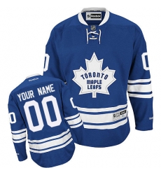 Men Women Youth Toddler Royal Blue Jersey - Customized Reebok Toronto Maple Leafs New Third