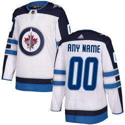 Men Women Youth Toddler Navy White Jersey - Customized Adidas Winnipeg Jets Home