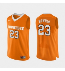 Men Tennessee Volunteers Jordan Bowden Orange Authentic Performace College Basketball Jersey