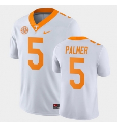 Men Tennessee Volunteers Josh Palmer Game White College Football Jersey