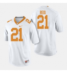 Men Tennessee Volunteers Shanon Reid College Football White Jersey