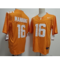 Tennessee Volunteers #16 Peyton Manning Orange Stitched NCAA Jersey