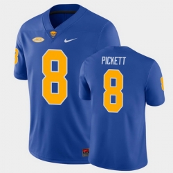 Men Pitt Panthers Kenny Pickett College Football Royal Game Jersey