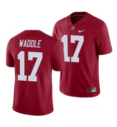 Alabama Crimson Tide Jaylen Waddle 17 Crimson Limited Jersey Men's