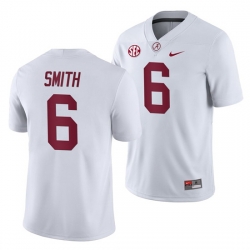 NCAA Football Alabama Crimson Tide Devonta Smith White 2019 Away Game Jersey