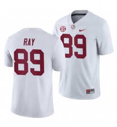 NCAA Football Alabama Crimson Tide LaBryan Ray White 2019 Away Game Jersey