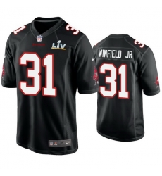 Men Antoine Winfield Jr. Buccaneers Black Super Bowl Lv Game Fashion Jersey