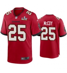 Men Lesean Mccoy Buccaneers Red Super Bowl Lv Game Jersey