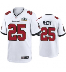 Men Lesean Mccoy Buccaneers White Super Bowl Lv Game Jersey